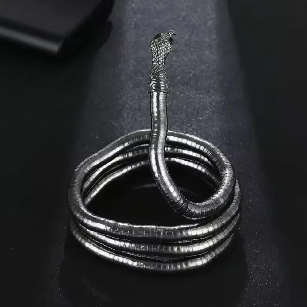 Versatile Serpenti-Style Snake Jewelry-Necklace Bracelet in One - Picture 7 of 12
